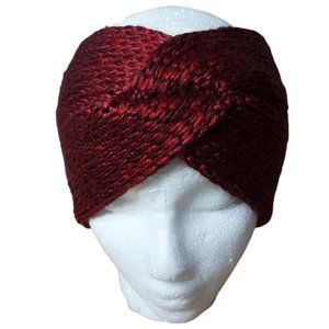 Hand Knit Twisted Headband Size Youth/Sm Adult